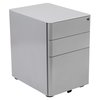 Flash Furniture 3-Drawer Filing Cabinet, Gray HZ-CHPL-01-GRY-GG